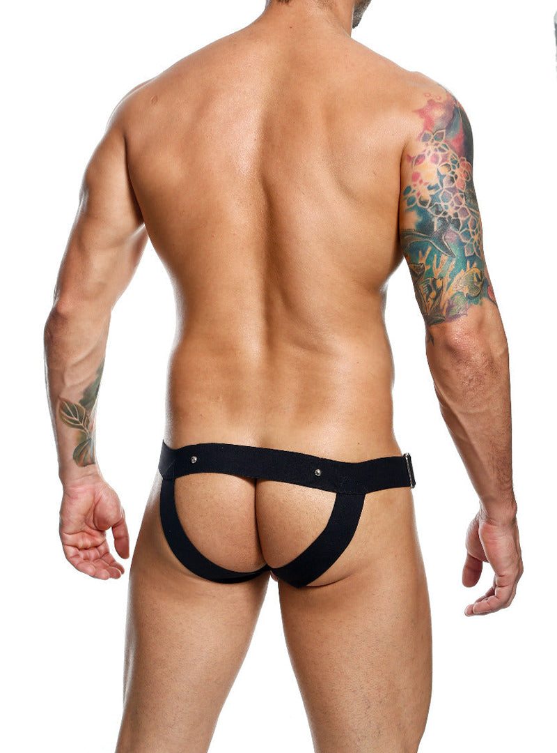 DNGEON Cockring Jockstrap BLACK